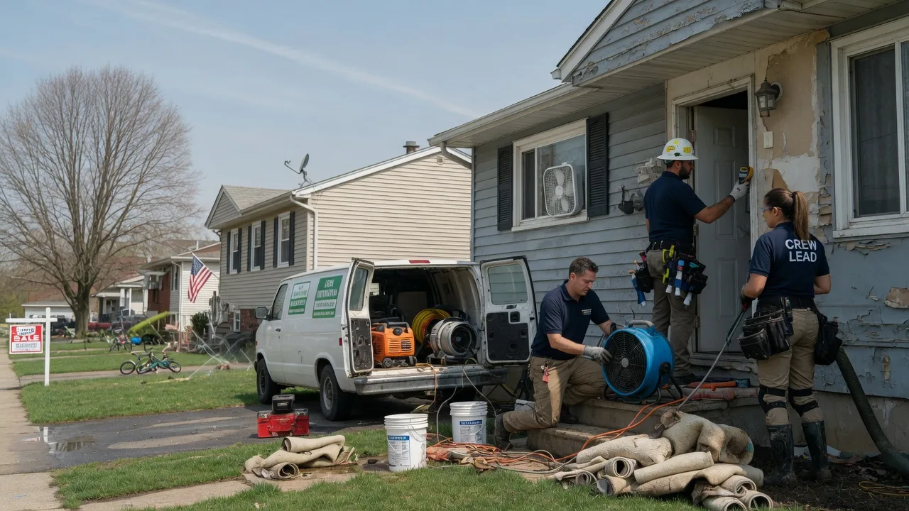 Flood Cleanup in Leisenring, PA near me